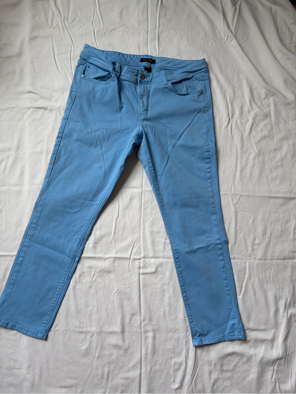 White House Black Market Women's Light Blue Skinny Jeans